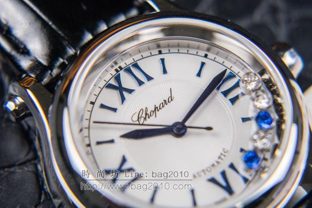Chopard手錶 蕭邦Happy Sport腕表 五珠天然貝殼面 蕭邦自動機械女表 蕭邦高端女士腕表  hds1607
